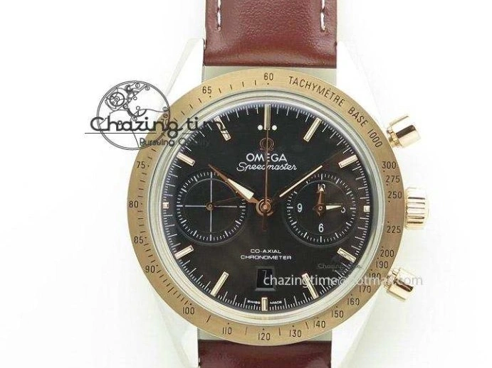 0218 Fashionable De Ville Prestige Real Power Reserve SS TW 1:1 Best Edition White Dial Blue Markers On Leather Strap A 8094